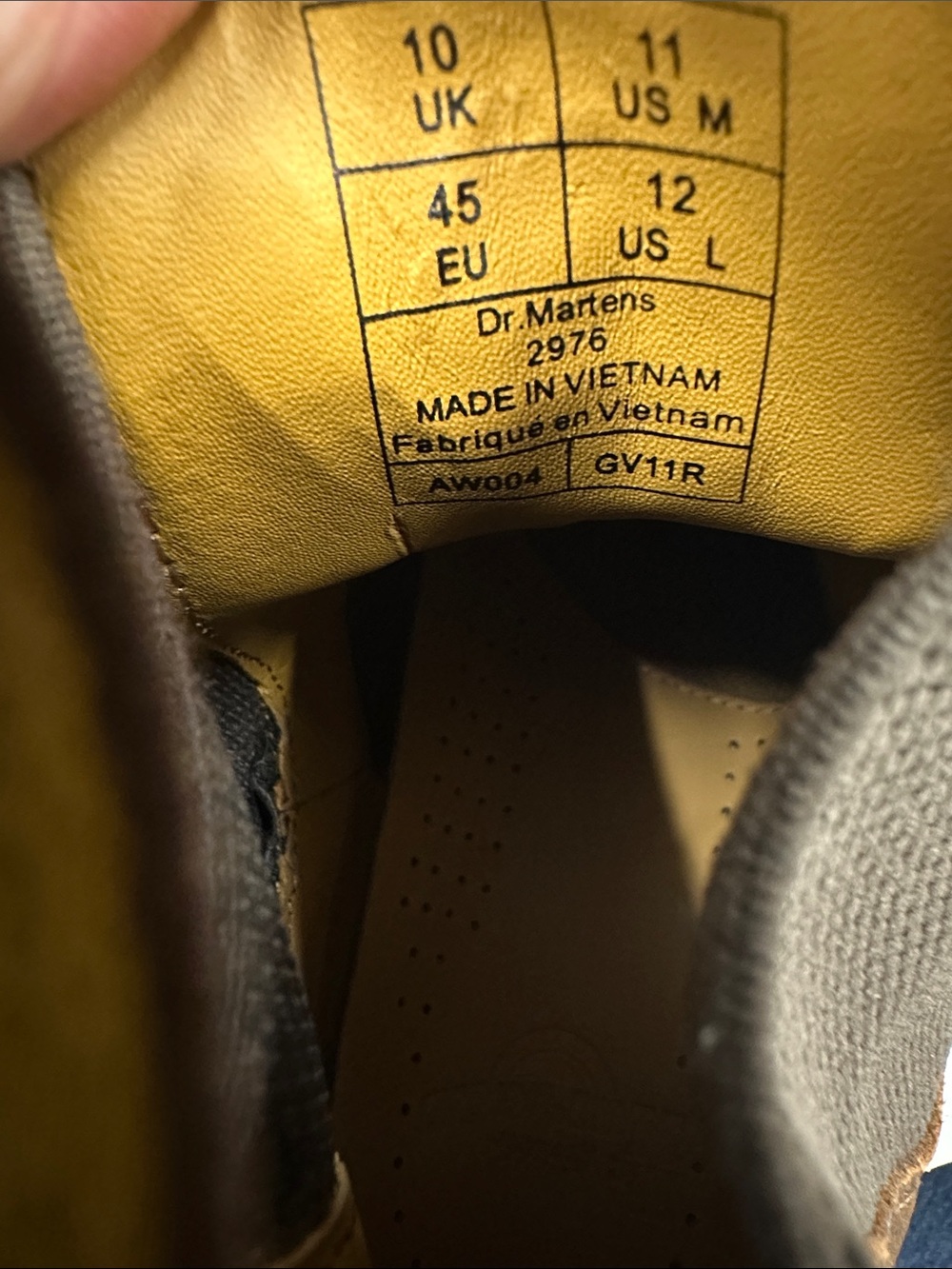 Dr. Martens Men’s Brown Chukka Chelsea Boots with Yellow Stitching size 11 - Picture 15 of 15
